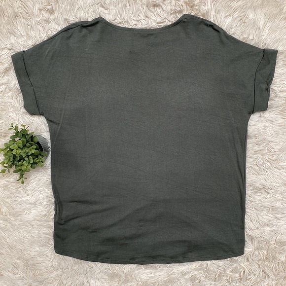 Jenny Boston Twist Hem Dolman Top 💗 Olive - Picture 4 of 13